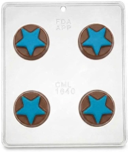 Star chocolate cookie sandwich - chocolate,