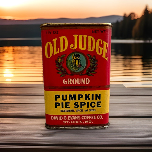 Vintage old judge pumpkin - vintage, pie
