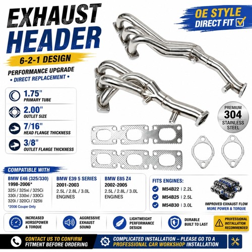 Fit bmw m54 e46 - e46, e39