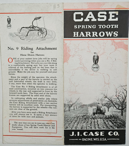 Vintage case spring tooth - case,