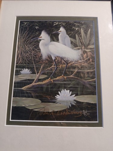 Framed and matted art - and,