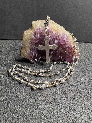 Meteorite rosary catholicism - rosary,