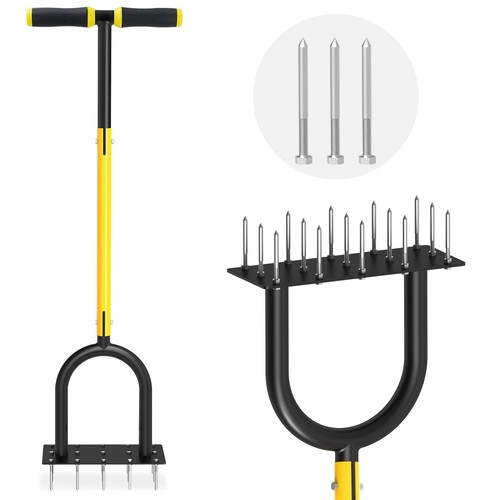 Lawn aerator tool grass - lawn, soil