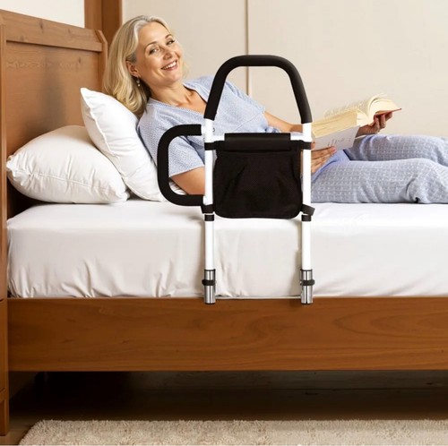 Bed assist rail bedside - bed,
