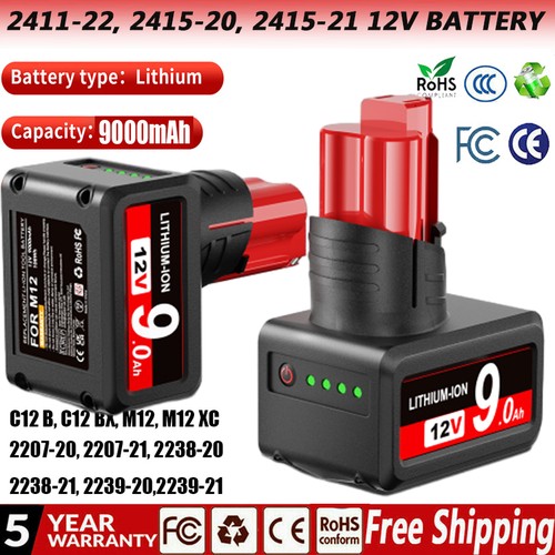 2pcs 9ah high capacity - 9ah,