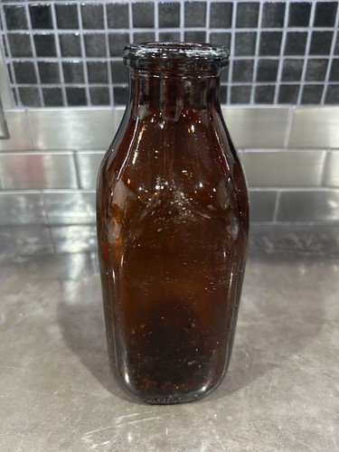 Vintage unmarked amber fresh - unmarked,