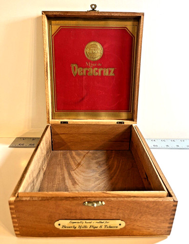 Cigar box wooden dovetail - cigar,