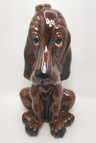 Vintage enesco ceramic hound - ceramic,