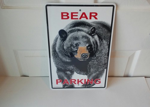 Bear parking white - parking,