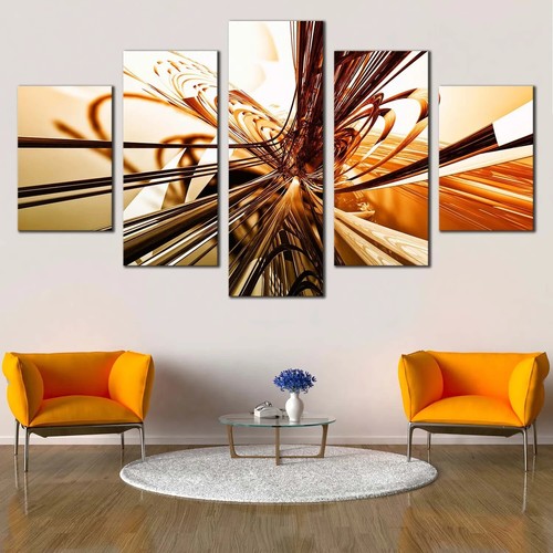 Abstract yellow and - 3d,