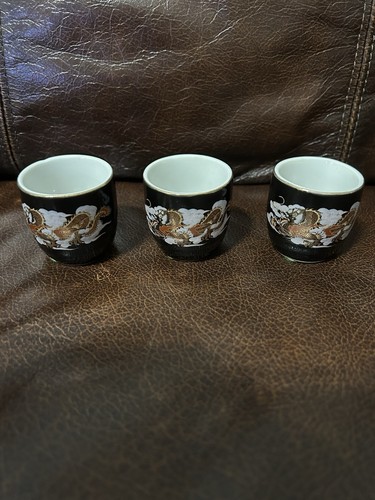 Vintage sake saki - set, cups
