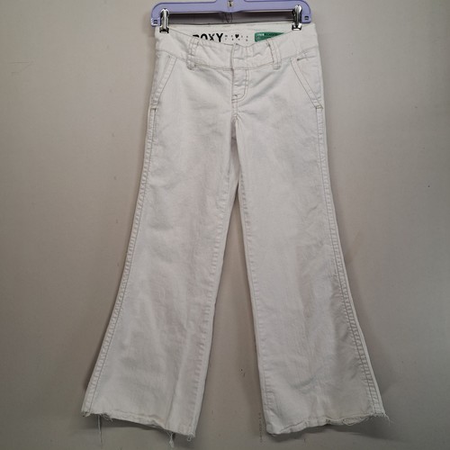 Roxy white denim flare - roxy,