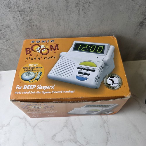 Sonic boom alarm clock sb1000 - sonic,