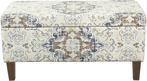 Antiqued medallion print - antiqued,