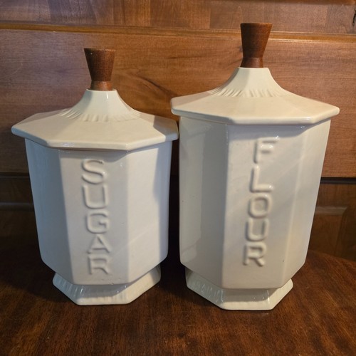 Pair vintage mcm deco - pair,