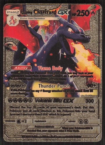Shining charizard gold - gx, foil