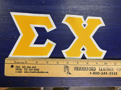 Sigma chi greek twill sew - sigma,