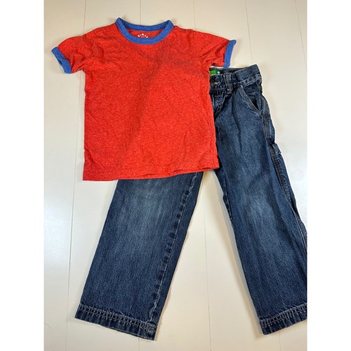Old navy primary jeans - navy, t-shirt