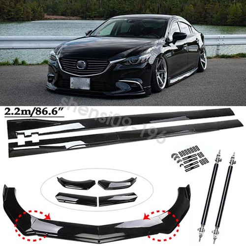 Front bumper lip spoiler - front,