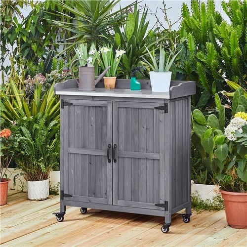 Garden potting bench - potting,
