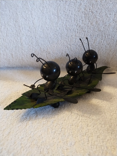Metal black ants rowing a - black,