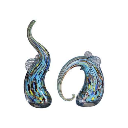 Multicolored elephant glass - multicolored,