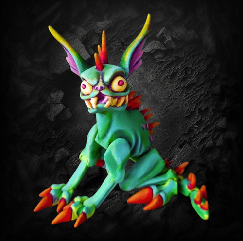 Articulated chupacabra flexi - articulated, chupacabra,