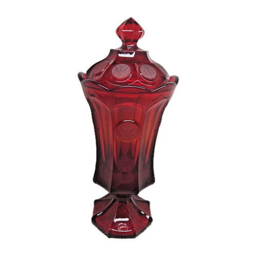 Ruby red vtg fostoria - red, coin