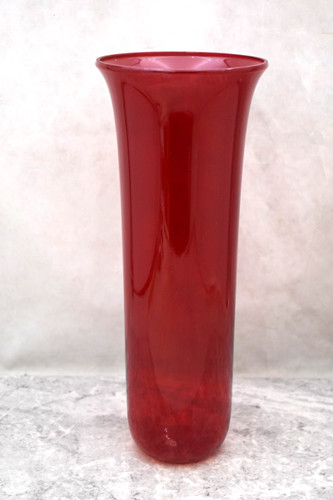 Antique red glass globe - antique,