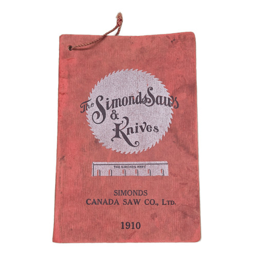 Simonds saws knives 1910 - saws, &