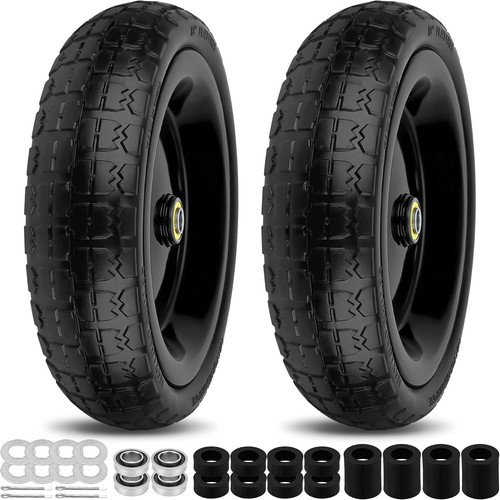 Inch flat free wheels tires - flat,