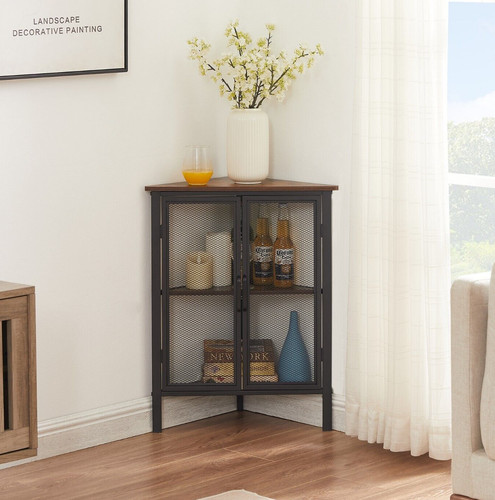Corner storage cabinet with - cabinet,