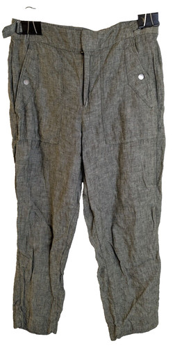 Athleta women linen pants - linen,