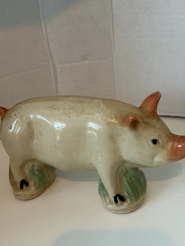 Vintage standing pig figure - standing,