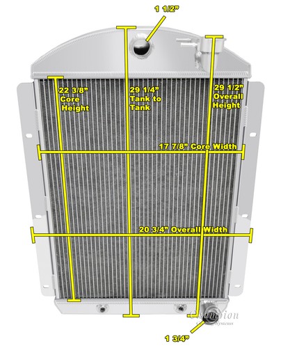 Champion row radiator - champion,