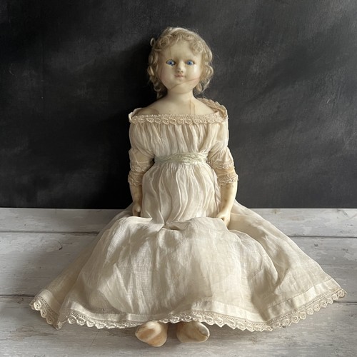 English wax over papier mache - english,