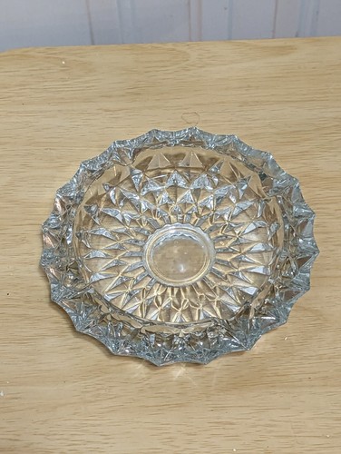Ashtray cut glass - ashtray, vintage