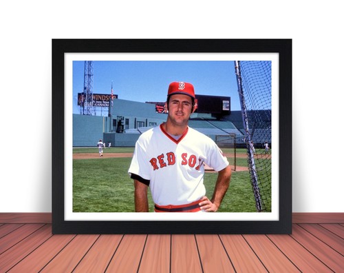 Framed fred lynn photo - lynn,