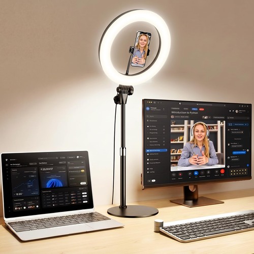 Desk ring light with - desk,