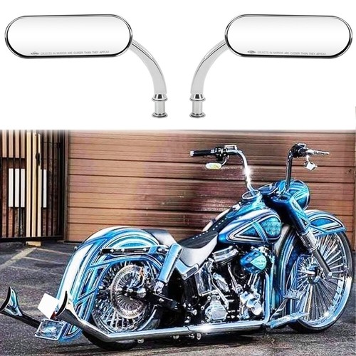 Chrome oval mini motorcycle - oval,