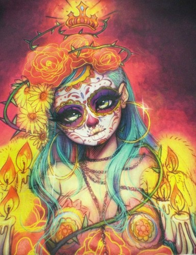 Society6 dia los muertos - society6,