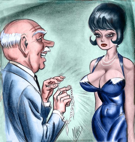 Bill ward vintage illustration - ward,