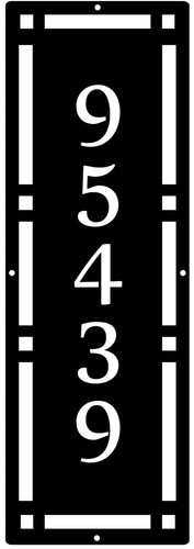 Arts crafts style address - style,