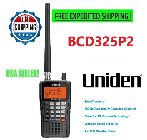 Uniden police scanner - police, bcd325p2