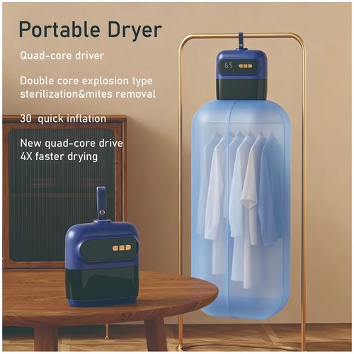 Portable tumble dryer with - portable,