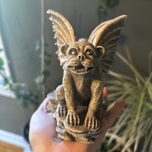 Gargoyle candle holder - gargoyle, made