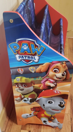 Paw patrol toy organizer - paw, shelf