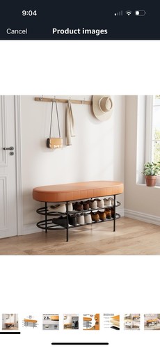 Midcentury modern bench with - midcentury,