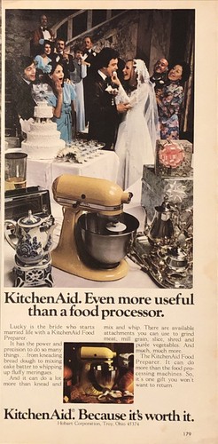 1979 kitchenaid food - kitchenaid, preparer