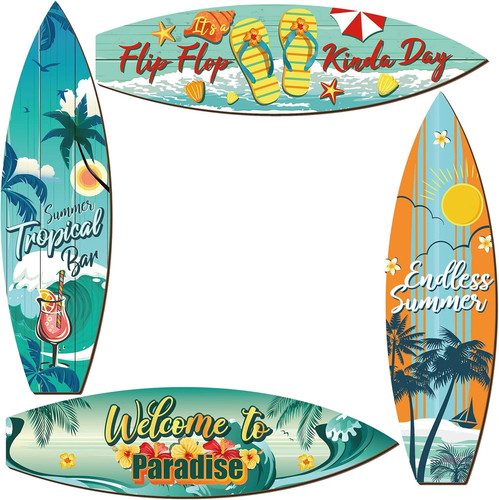Pcs surfboard decor hawaiian - pcs,